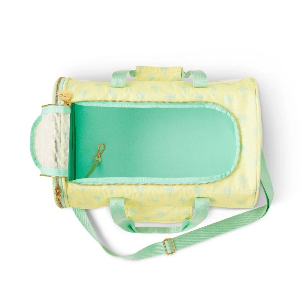 Stoney Clover Lane x Target Palm Tree Dog Carrier Light Yellow/Green S -